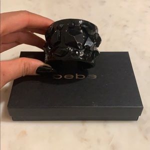 Bebe studded cuff bangle